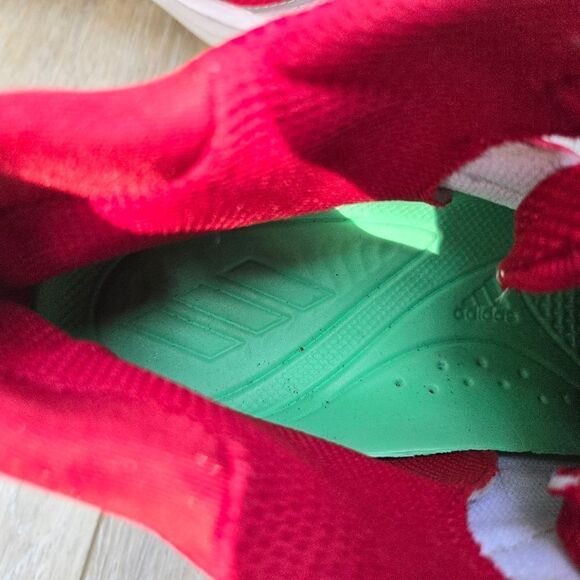 Adidas Icon baseball softball turf shoe red white sneaker size men's 8.5 - Picture 12 of 12